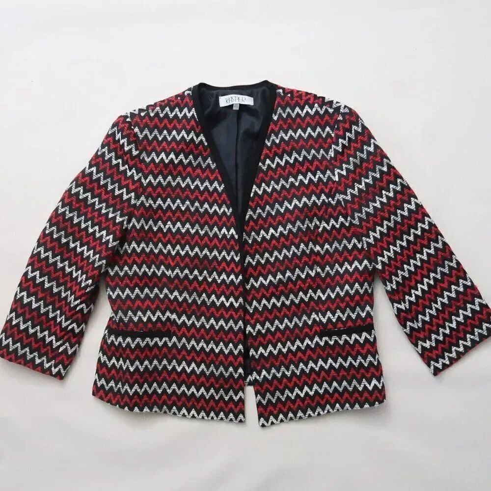 KASPER 3/4 Sleeve Blazer Size 14